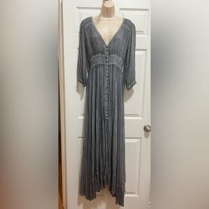 Shyanne Charcoal Long Sleeve Dress
